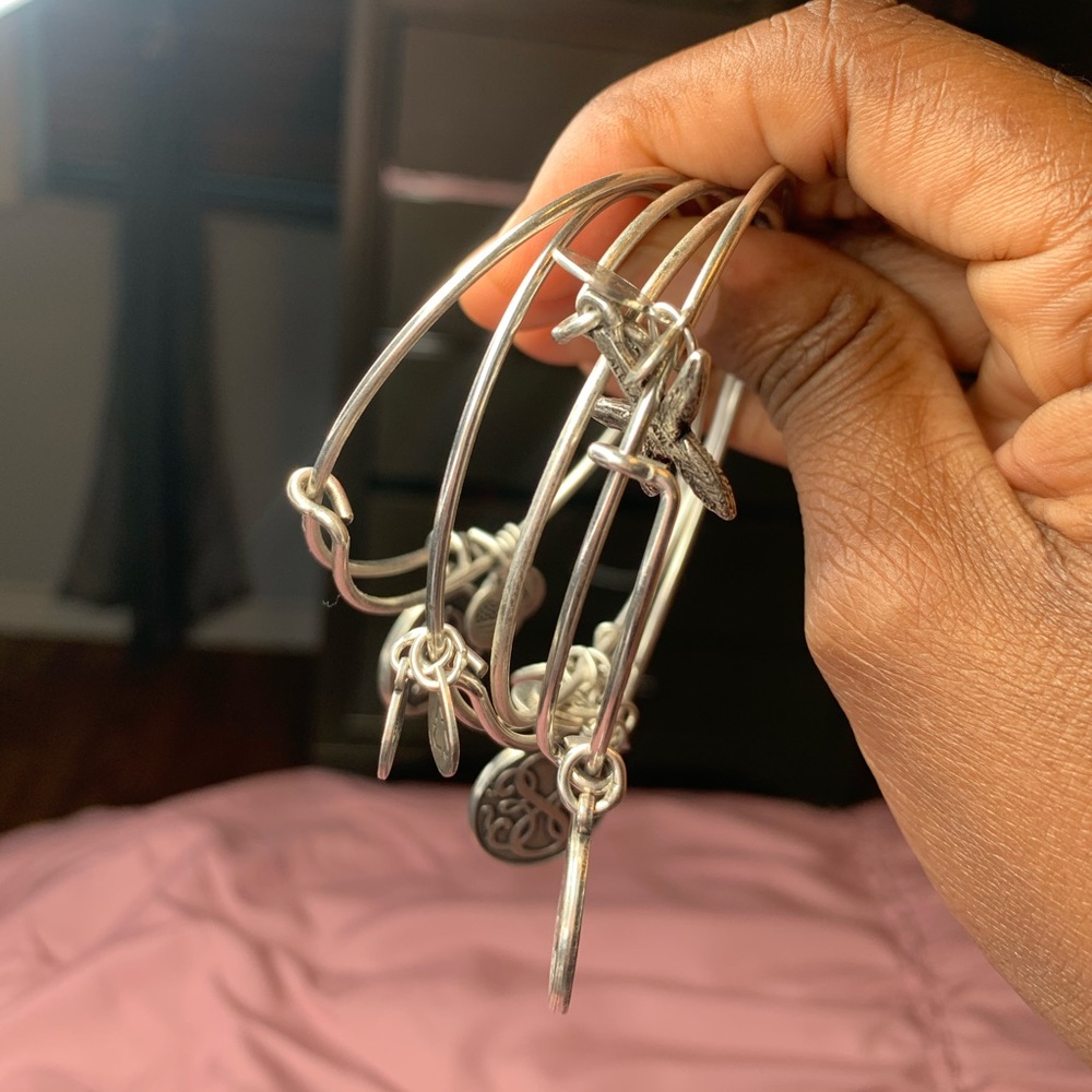 🚫SOLD🚫Alex and Ani Silver Bracelets - Picture 3 of 12